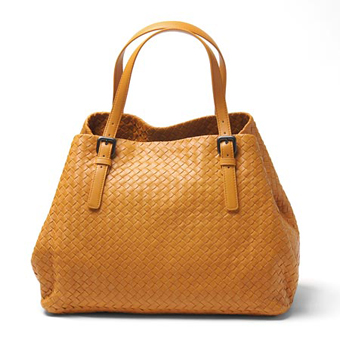 BOTTEGA VENETA ボッテガヴェネタ バッグ レプリカ レザーハンドバッグ 272154 v0016 7663 マスタード レディース